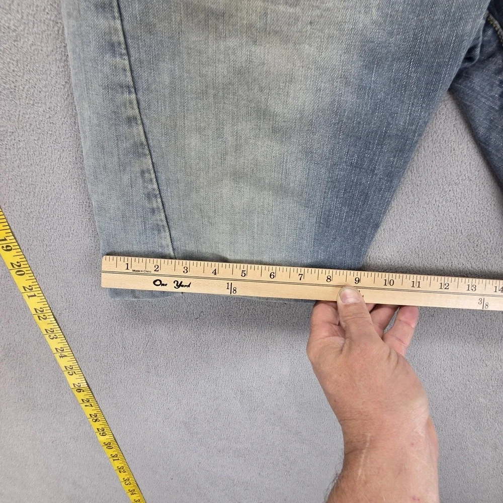 Vintage‎ Levis Engineered Shorts Mens 28 Blue Denim Light Wash 9